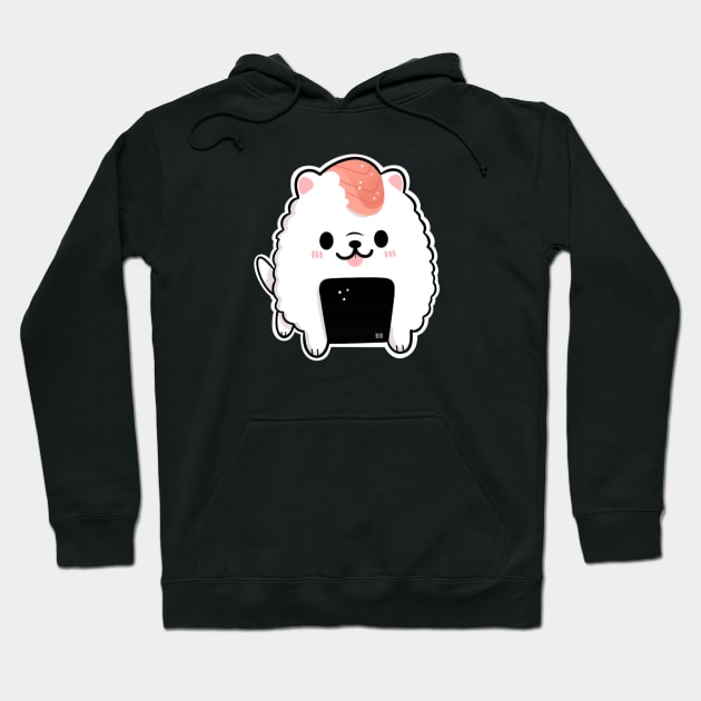 Sushi Doggo Hoodie by BluebrushArt